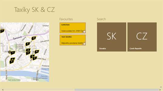 Taxíky SK & CZ screenshot 2