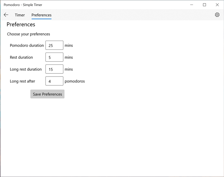 Pomodoro - Simple Timer - Microsoft Apps