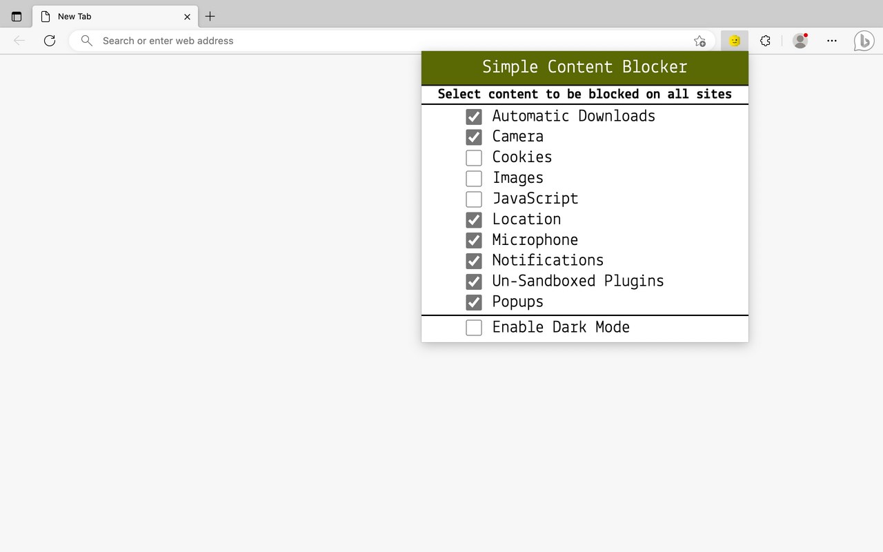 Simple Content Blocker - S.C.B