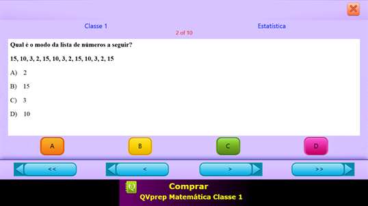 QVprep Lite Matemática Classe 1 screenshot 9