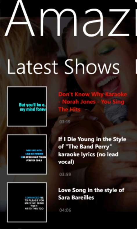 Amazing Karaoke Screenshots 1