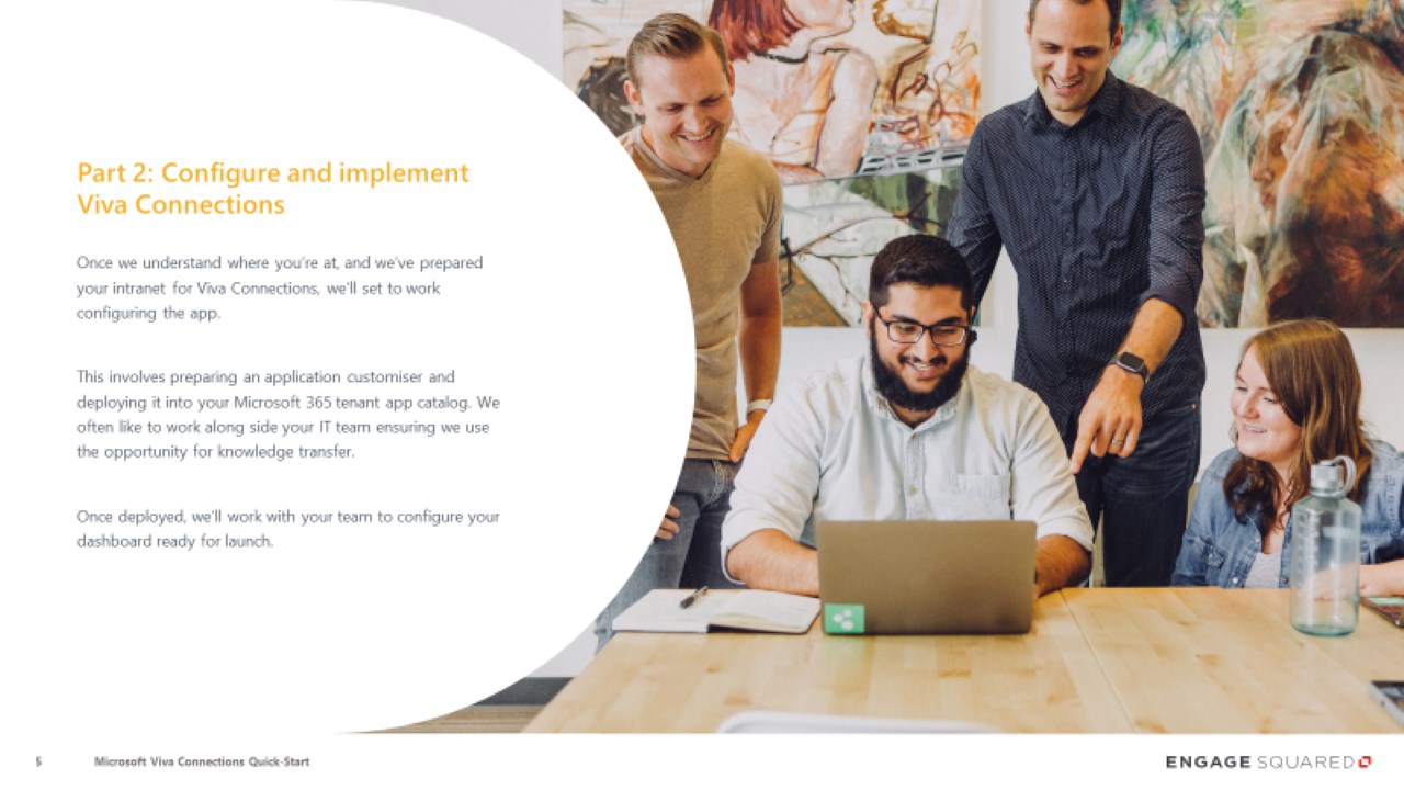 Snapshot 3 of Viva Connections Quick Start 3-week Implementation