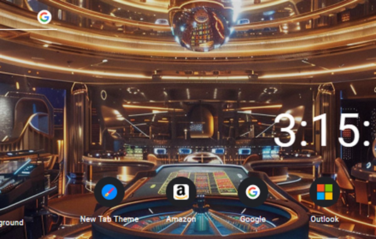 Future Entertainment Game Lobby Wallpaper