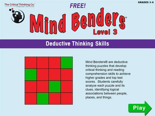 Mind Benders® Level 3 (Free) screenshot 1