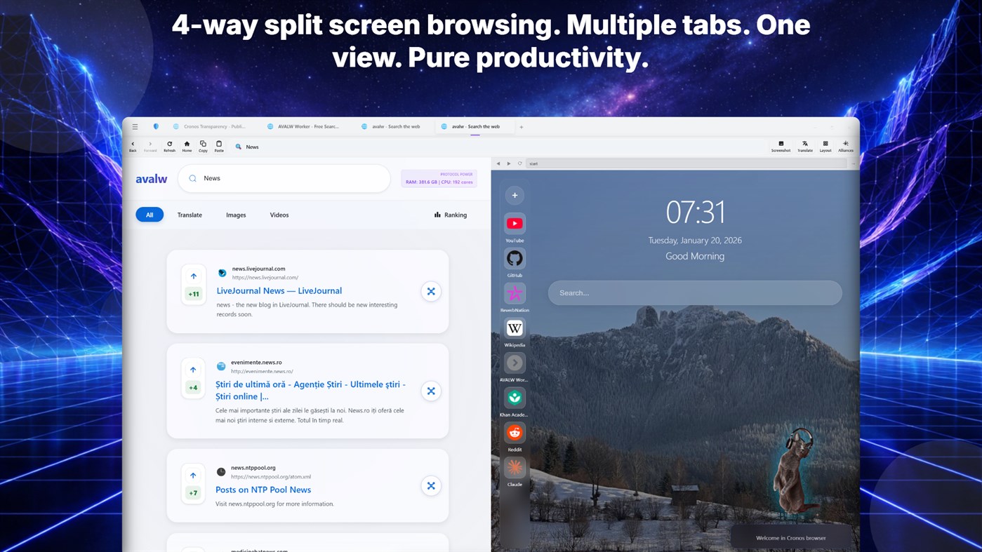 #8. Cronos Browser (Windows) Ved: Avalw