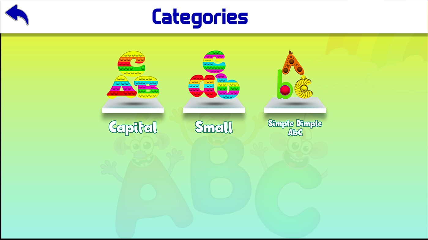 #1. Pop It Alphabets 3D (Windows) 由: Margala Games