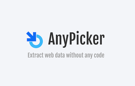 AnyPicker - A.I. powered No Code Web Scraper small promo image