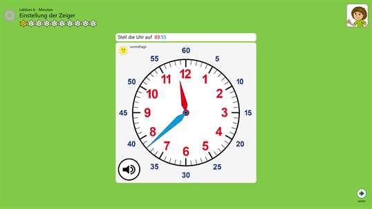 Die Uhr & Uhrzeit lernen screenshot 4