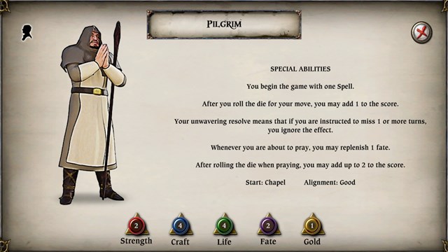 Talisman: Digital Edition - The Pilgrim Character Pack screenshot 1