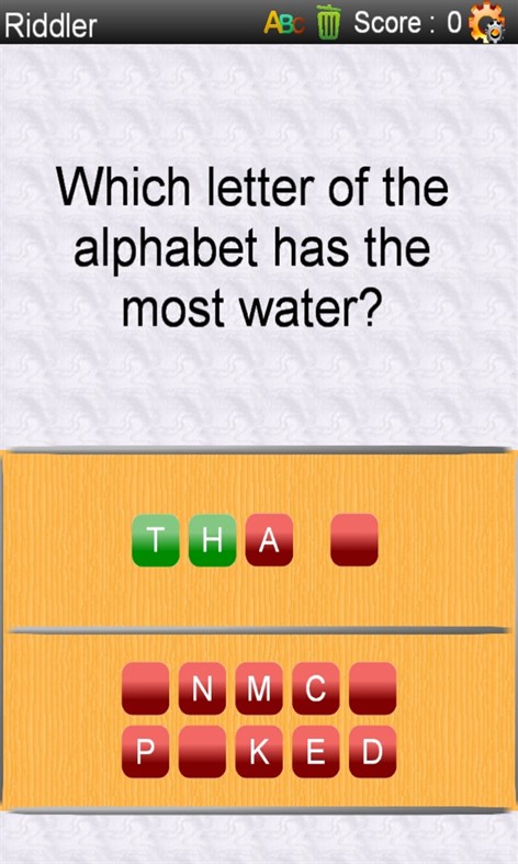 #1. Riddler (Free) (Windows) 来自: GASP Mobile Games Inc