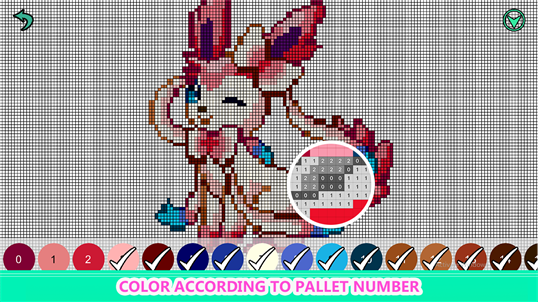 Pixel Art - Color by Number Book Pages screenshot 4
