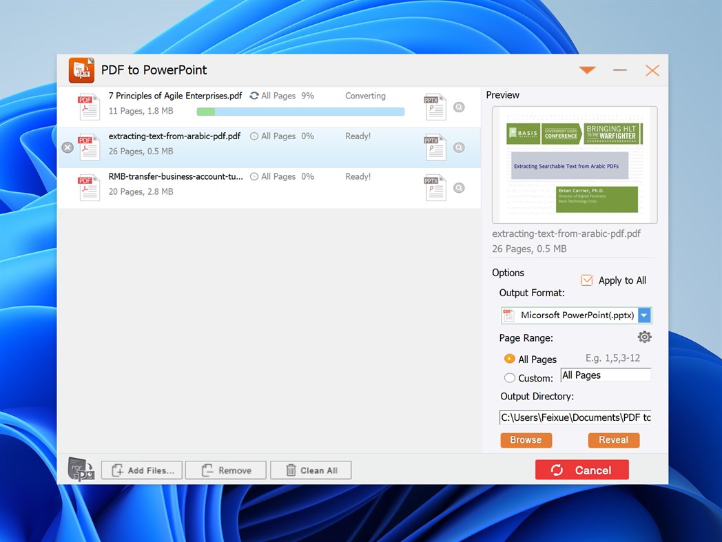 #4. Flyingbee PDF to PPT Pro (Windows) Podle: Flyingbee Software Co., Ltd