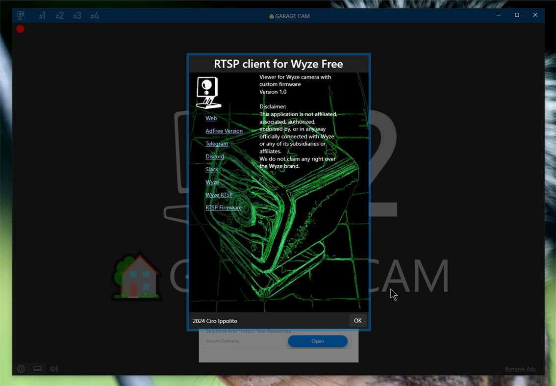#6. RTSP Client for Wyze Free (Windows) 由: Ciro