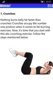 Belly Fat loss exercises screenshot 2