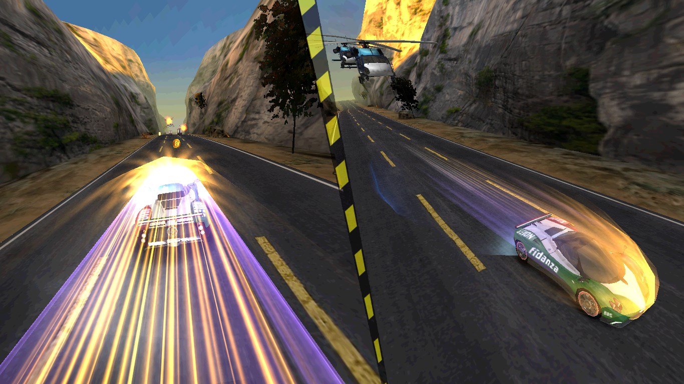 Rage Racing 3D, jogo de corrida simples UWP para Windows 10 Mobile