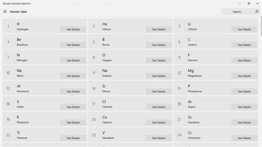 Periodic Elements Table Pro screenshot 5