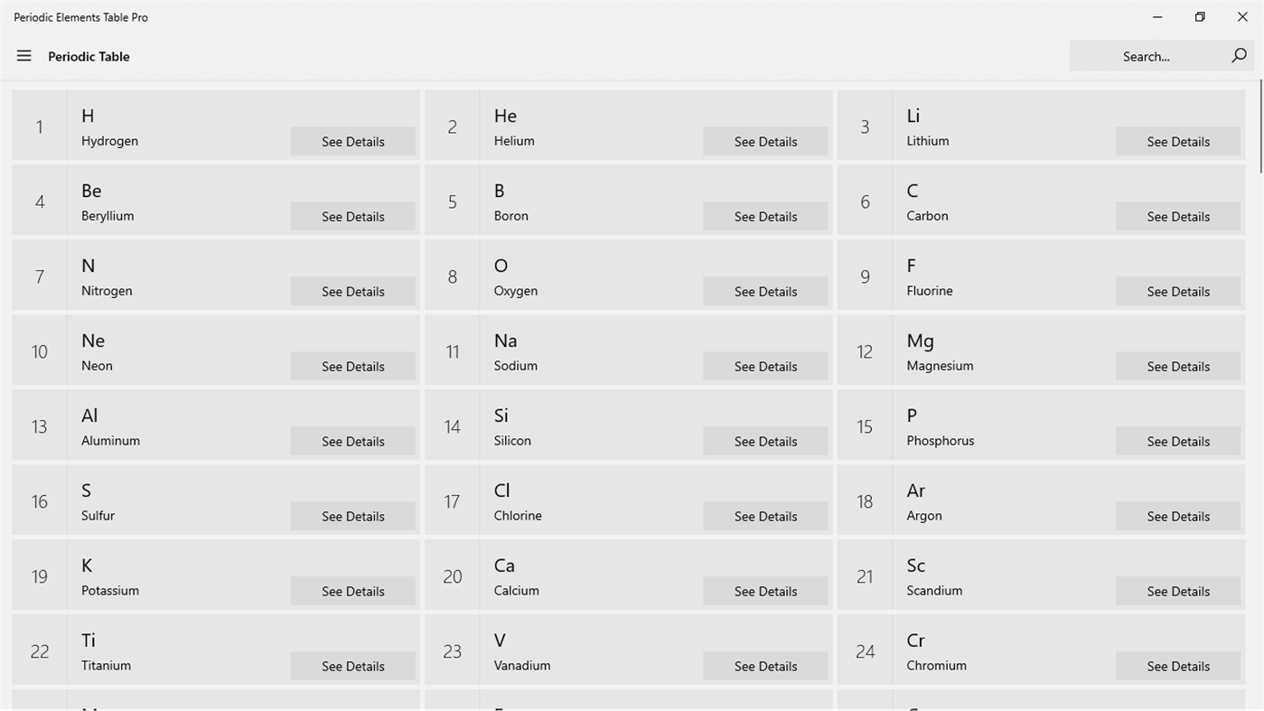 #5. Periodic Elements Table Pro (Windows) Av: Orman Faghihi Mohaddes