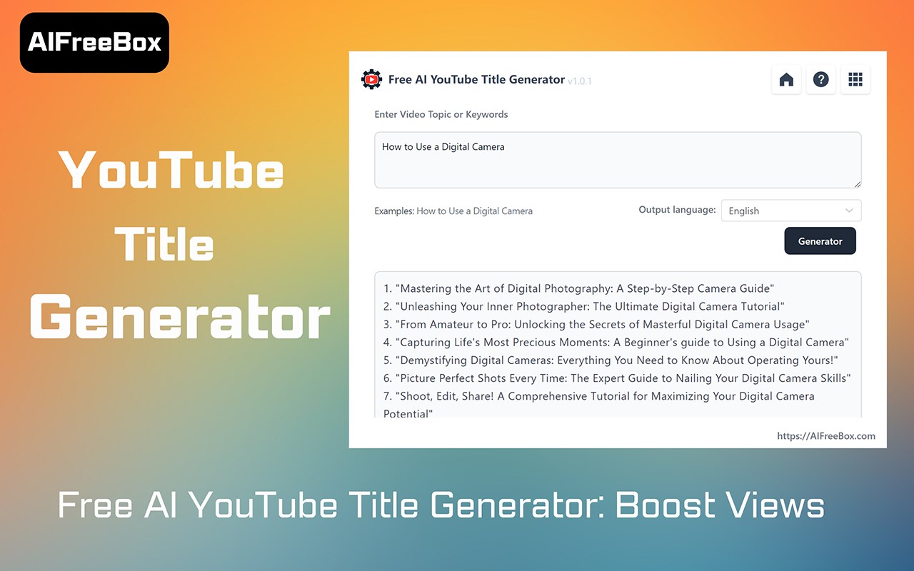 Free AI YouTube Title Generator: Boost Views