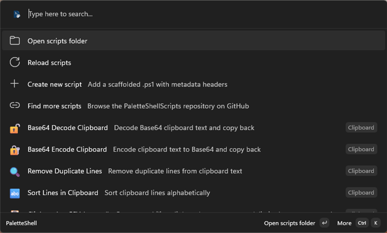 #2. PaletteShell (Windows) De: phireForge