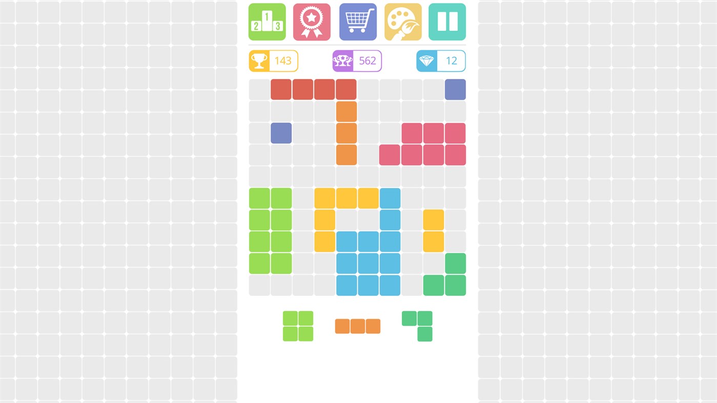 #1. 10x10: fill the grid (Windows) Podle: Playtouch