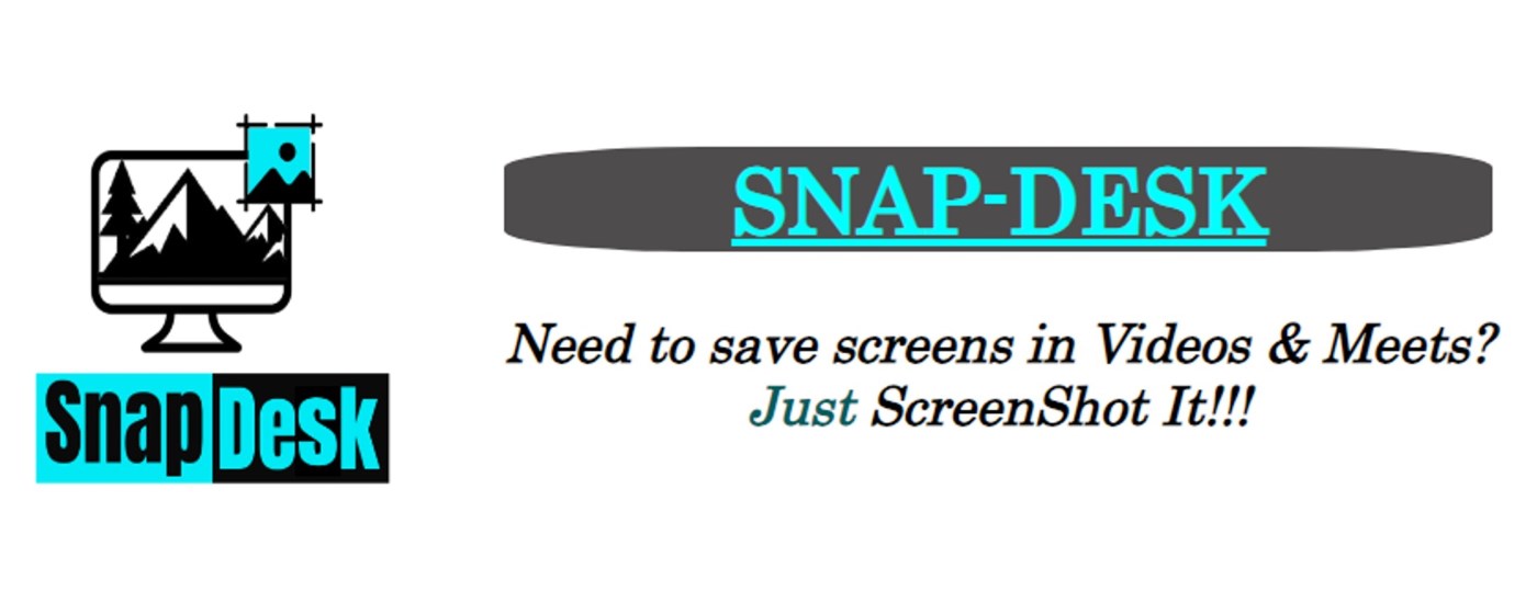 Snap-Desk: Capture ScreenShots as PDF Notes marquee promo image