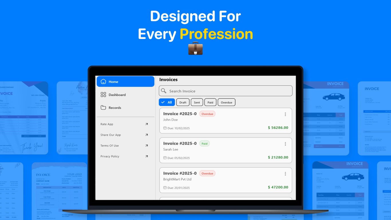 Free Invoice Maker - Truebill screenshot
