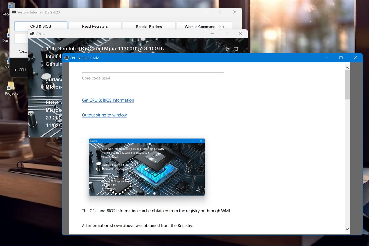 #3. System Internals (developer edition) (Windows) By: Million