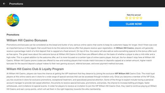 William Hill Casino Mobile screenshot 4