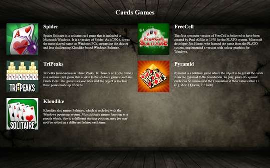 Free Cards Games screenshot 1