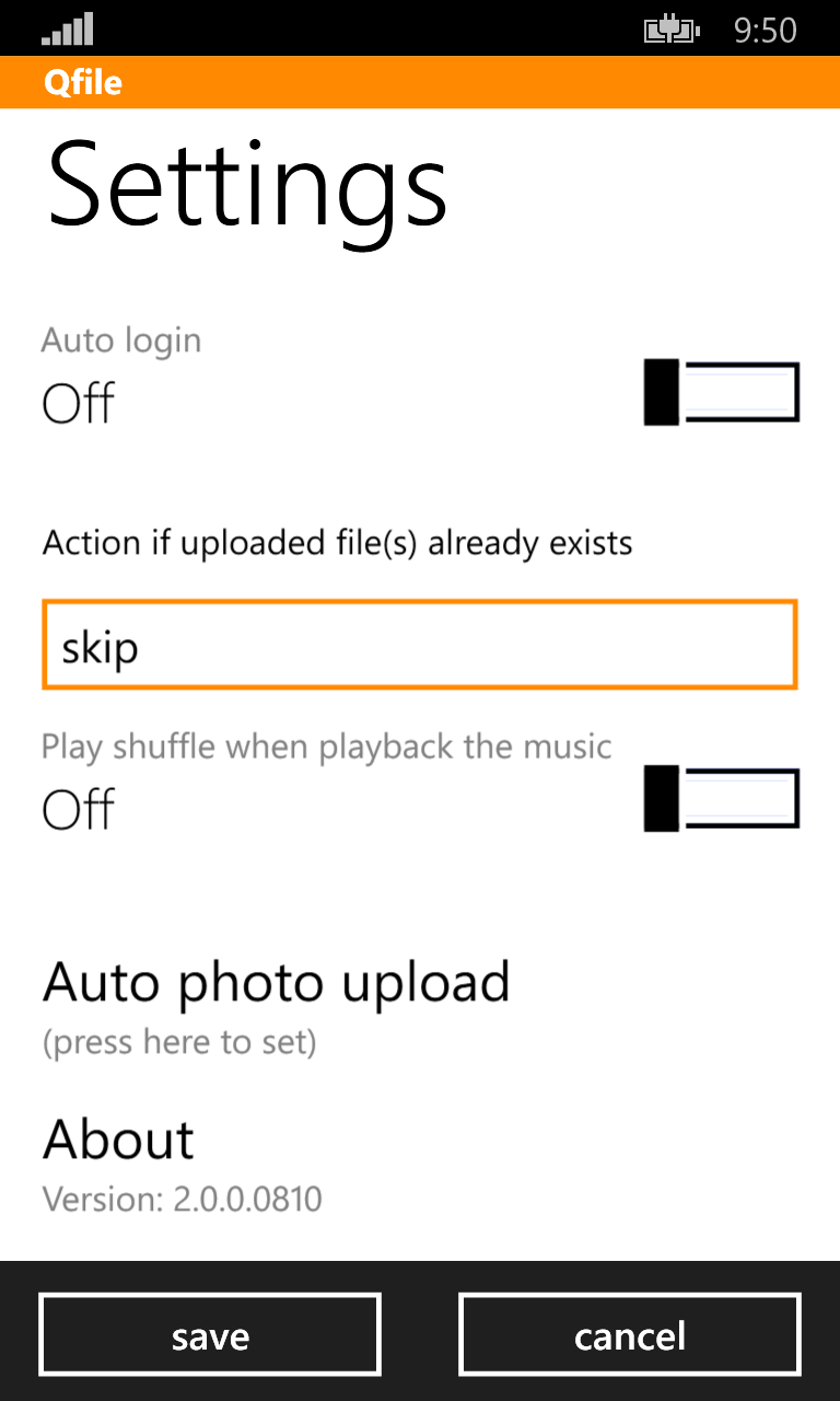 Qfile for Windows 10 Mobile