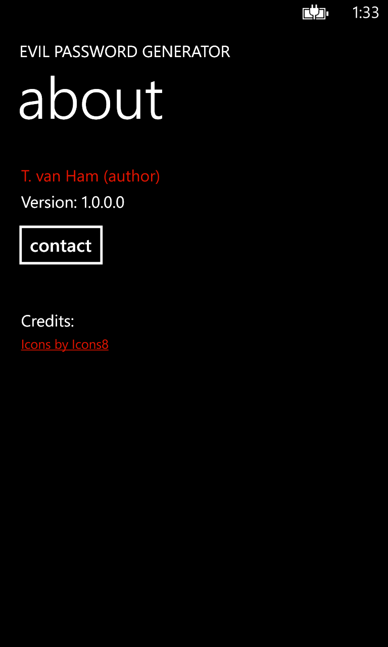 Screenshot 3 Evil Password Generator windows
