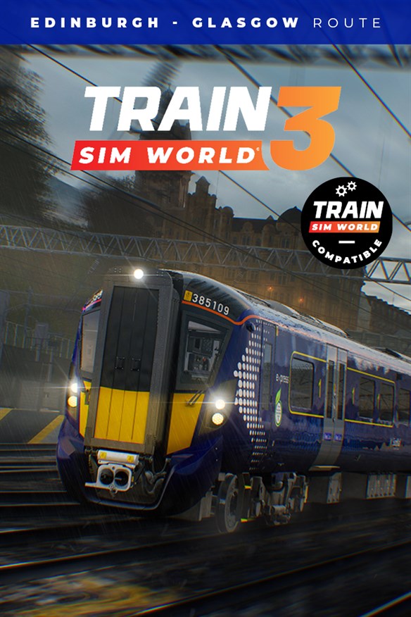Train Sim World 4 Compatible: ScotRail Express: Edinburgh - Glasgow Xbox Series X|S and Xbox One cover art