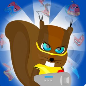 Squirrel Hero & Robots