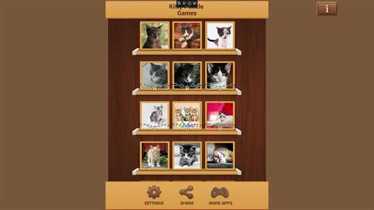 Kitty Puzzle Games screenshot 1