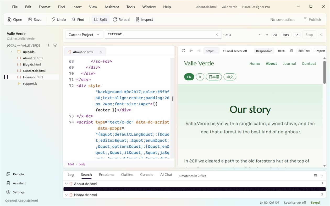 #3. HTML Designer Pro (Windows) Af: Rainbowfactory