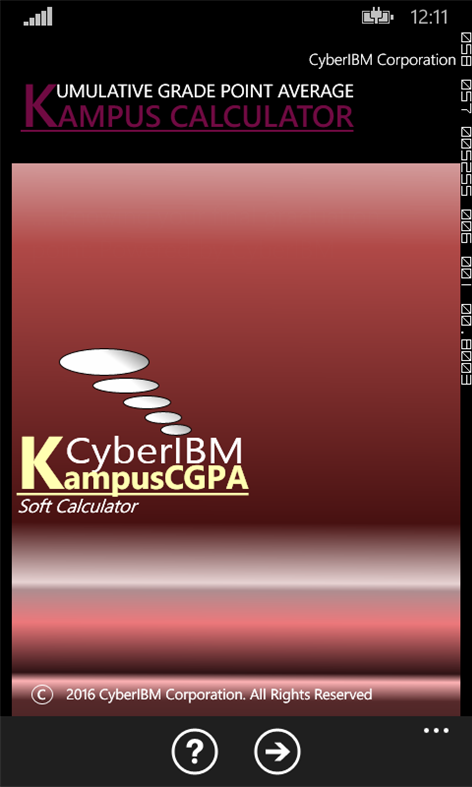 #1. kampus CGPA Calculator (Windows) By: CyberIBM Corporation