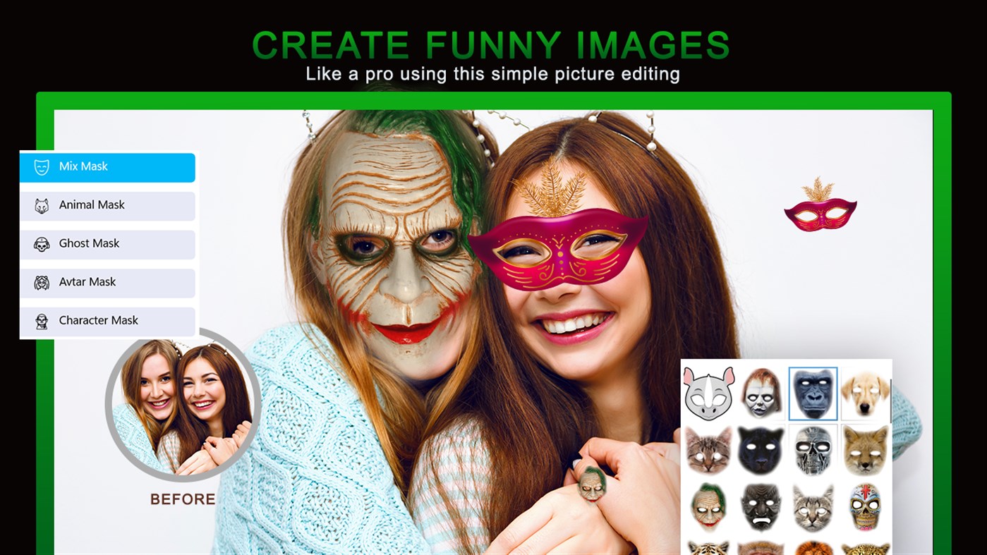 #6. Masquerade Camera (Windows) By: Queenloft