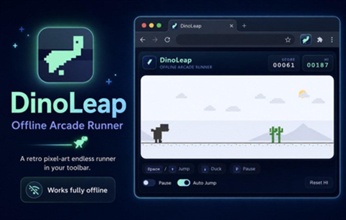 DinoLeap - Offline Arcade Runner