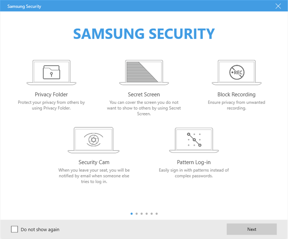 #1. Samsung Security (Windows) di: Samsung Electronics Co. Ltd.