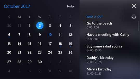ScreenPad Calendar screenshot 4