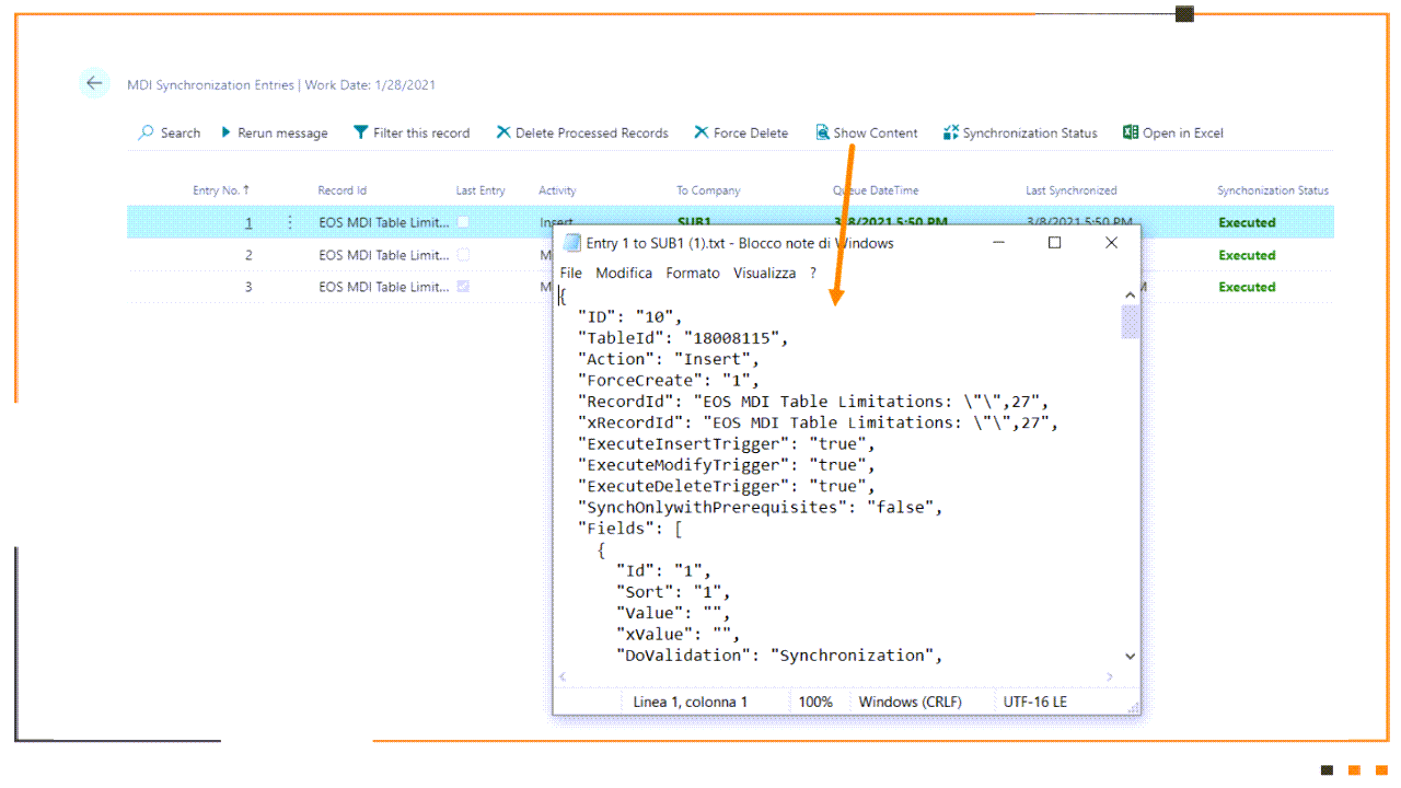 Snapshot 7 of MDI Master Data Intercompany