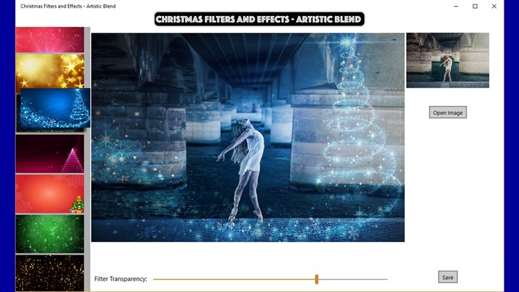 Christmas Filters and Effects - Artistic Blend - PC - (Windows)