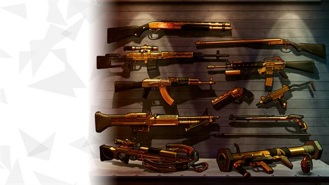 XIII Golden Weapons Skins Pack
