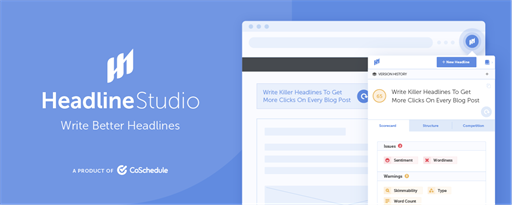 Headline Studio by CoSchedule marquee promo image