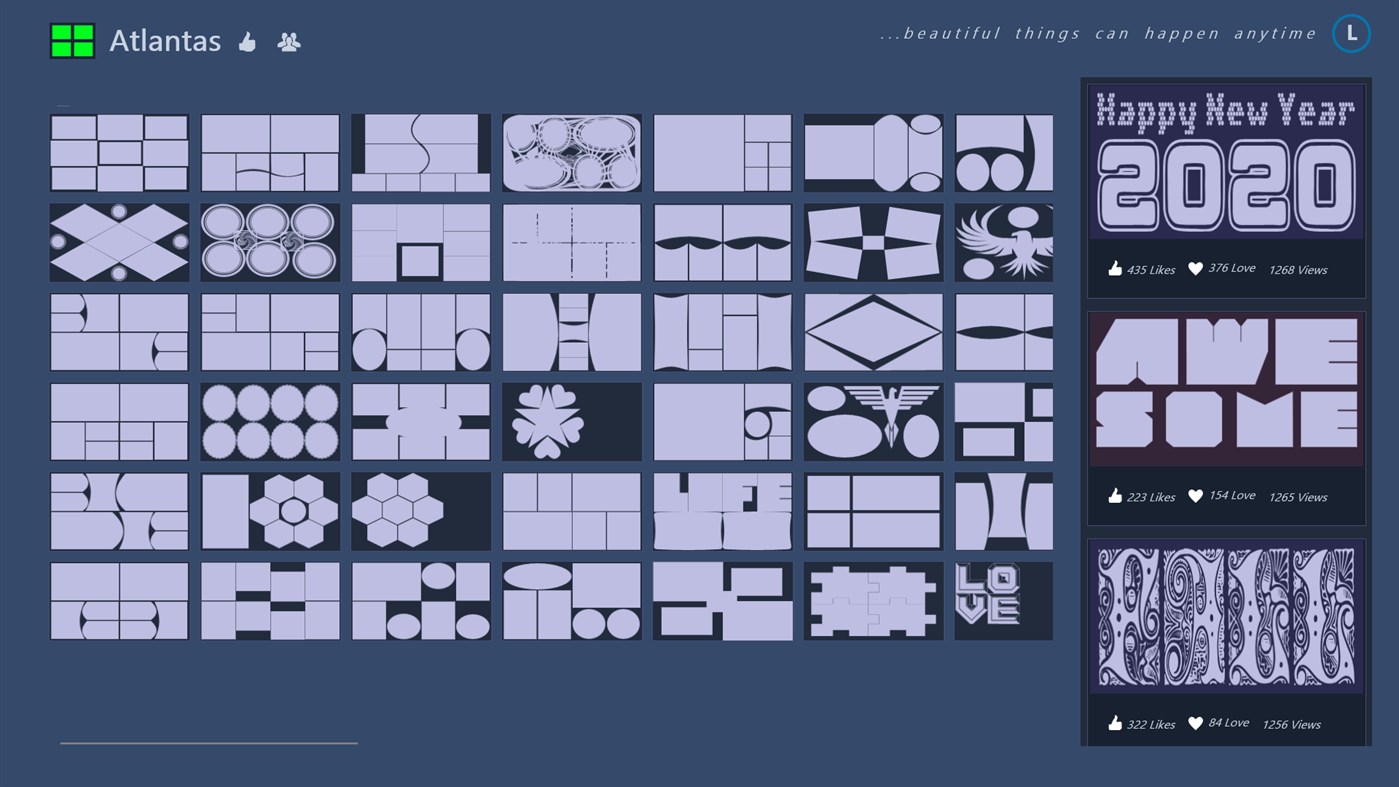 #1. Atlantas Photo Collage Studio (Windows) Oleh: Unicorn