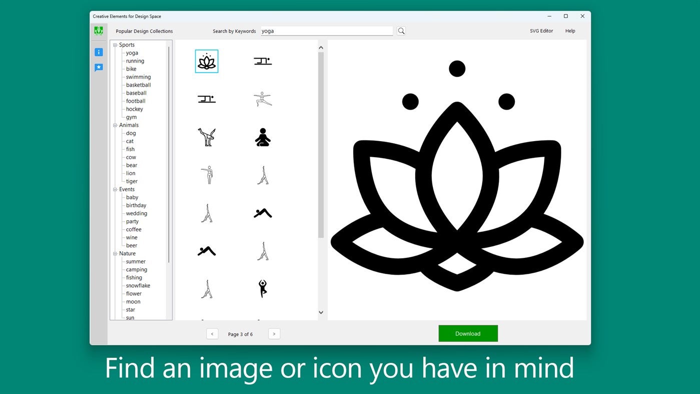 #2. Creative Elements for Design Space (Windows) Bởi: HUXSoft