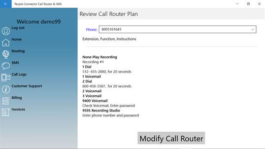 People Connector Call Router & SMS screenshot 2