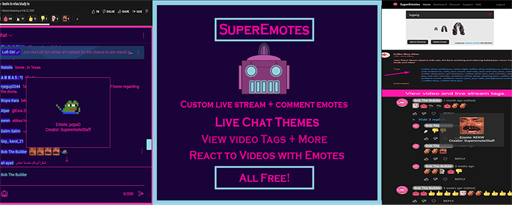 SuperEmotes marquee promo image