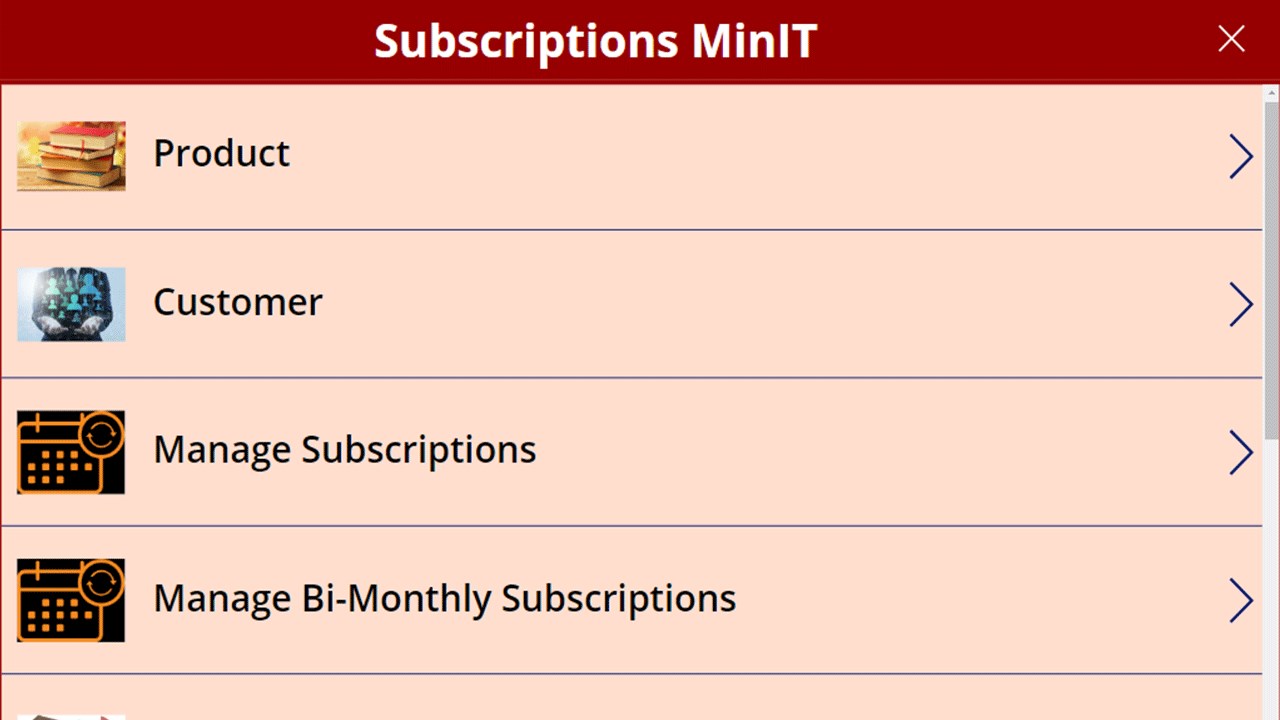 Snapshot 2 of Subscription MinIT