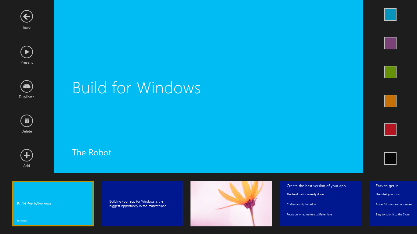 Slide Deck for Windows 10